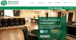 Desktop Screenshot of betterbuiltbasements.com