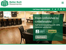 Tablet Screenshot of betterbuiltbasements.com